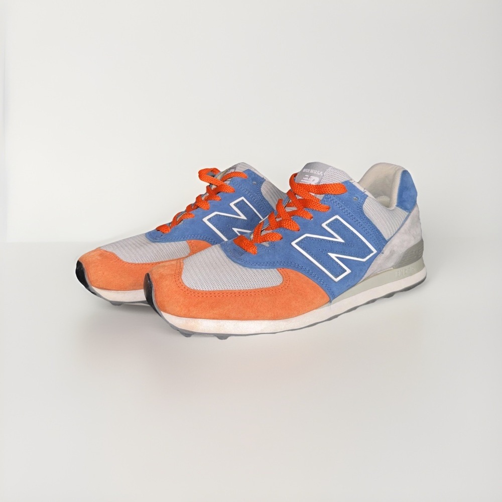 New Balance ML574DWB Rugged Silver Lake Men's Athletic Sneakers 12D